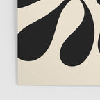 Matisse Inspired Abstract Cut Outs black Poster Gallery Image 3