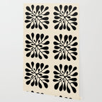 Matisse Inspired Abstract Cut Outs black Wallpaper Gallery Image 2
