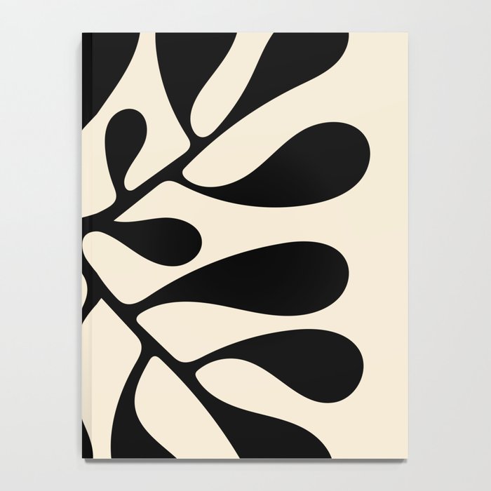 Matisse Inspired Abstract Cut Outs black Notebook Gallery Image 4