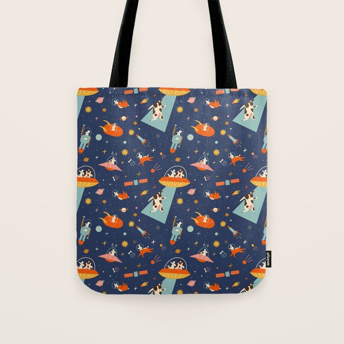 Cosmic dogs Tote Bag Gallery Image 1