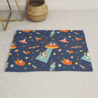 Cosmic dogs Rug Gallery Image 1
