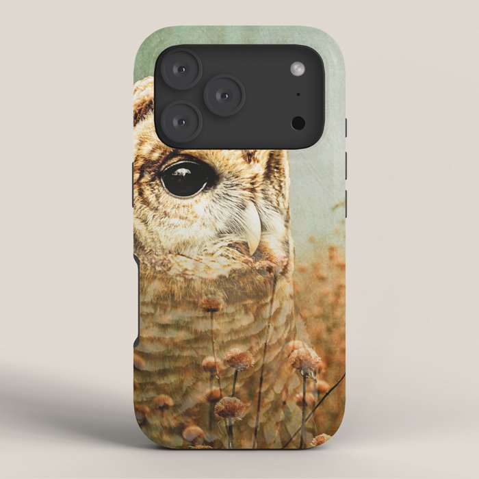 Barred Owl in Foggy Forest iPhone Case Gallery Image 3