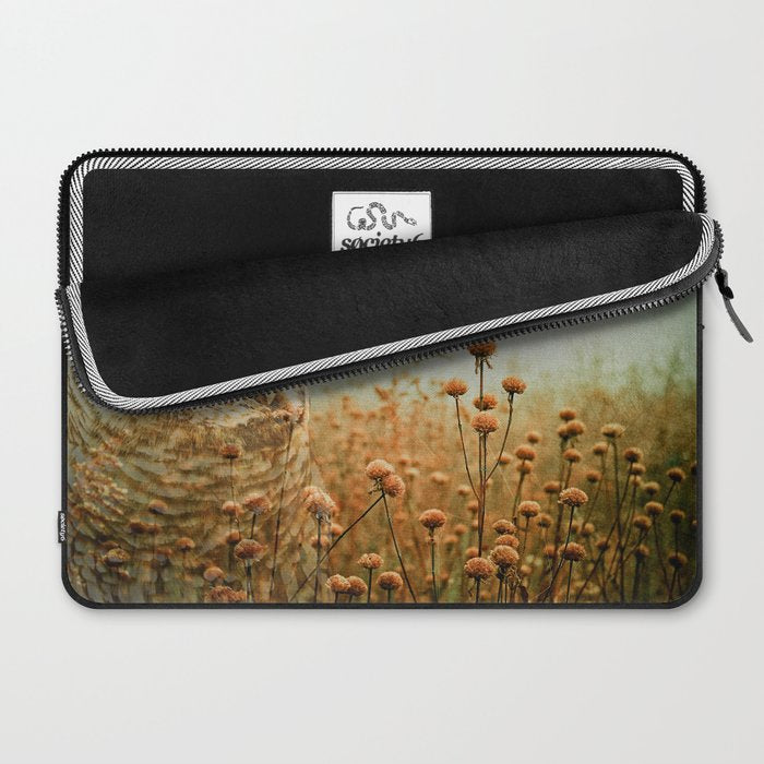 Barred Owl in Foggy Forest Laptop Sleeve Gallery Image 2