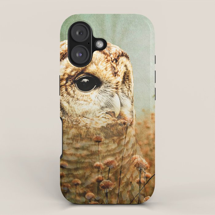 Barred Owl in Foggy Forest iPhone Case Gallery Image 1