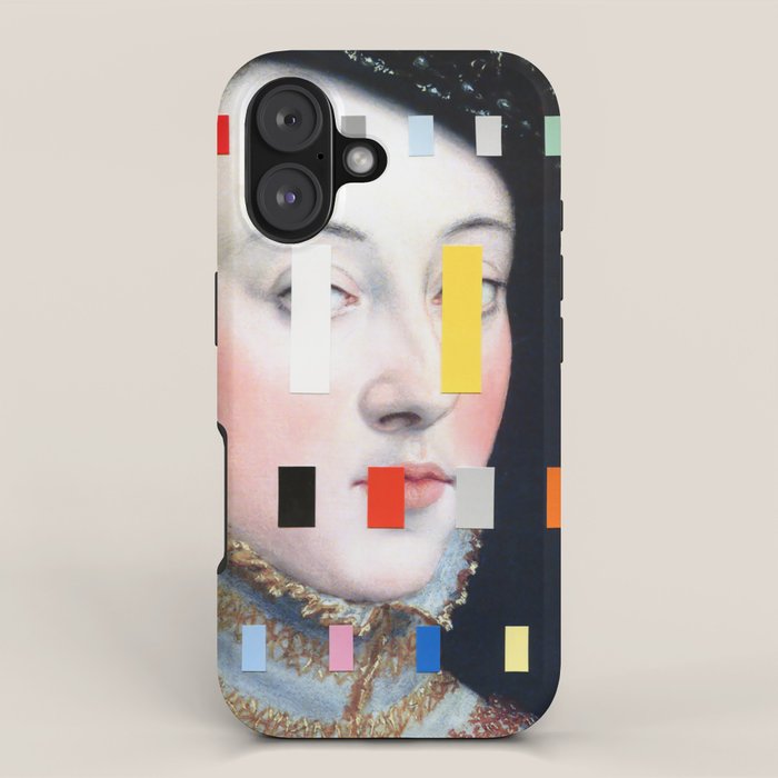 Portrait With A Spectrum 4 iPhone Case Gallery Image 1
