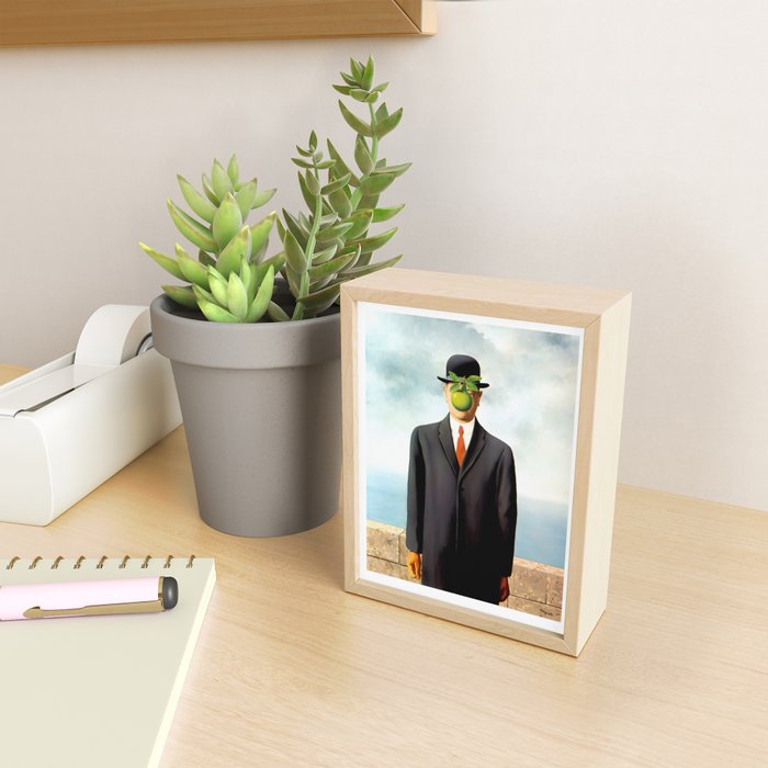 Rene Magritte The Son of Man, 1964 Artwork, Tshirts, Posters, Prints, Bags, Men, Women, Youth Mini Art Print Gallery Image 2