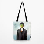 Rene Magritte The Son of Man, 1964 Artwork, Tshirts, Posters, Prints, Bags, Men, Women, Youth Tote Bag Gallery Image 2