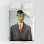 Rene Magritte The Son of Man, 1964 Artwork, Tshirts, Posters, Prints, Bags, Men, Women, Youth Comforter Gallery Image 6