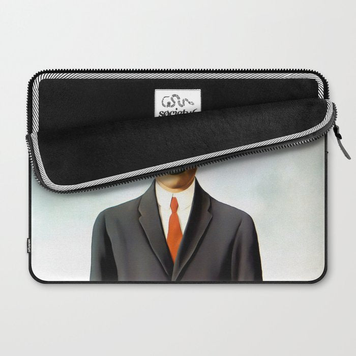Rene Magritte The Son of Man, 1964 Artwork, Tshirts, Posters, Prints, Bags, Men, Women, Youth Laptop Sleeve Gallery Image 2
