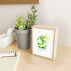 Cocktails. Mojito. Watercolor Painting. Mini Art Print Gallery Image 2