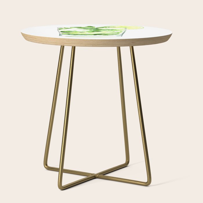 Cocktails. Mojito. Watercolor Painting. Side Table Gallery Image 1