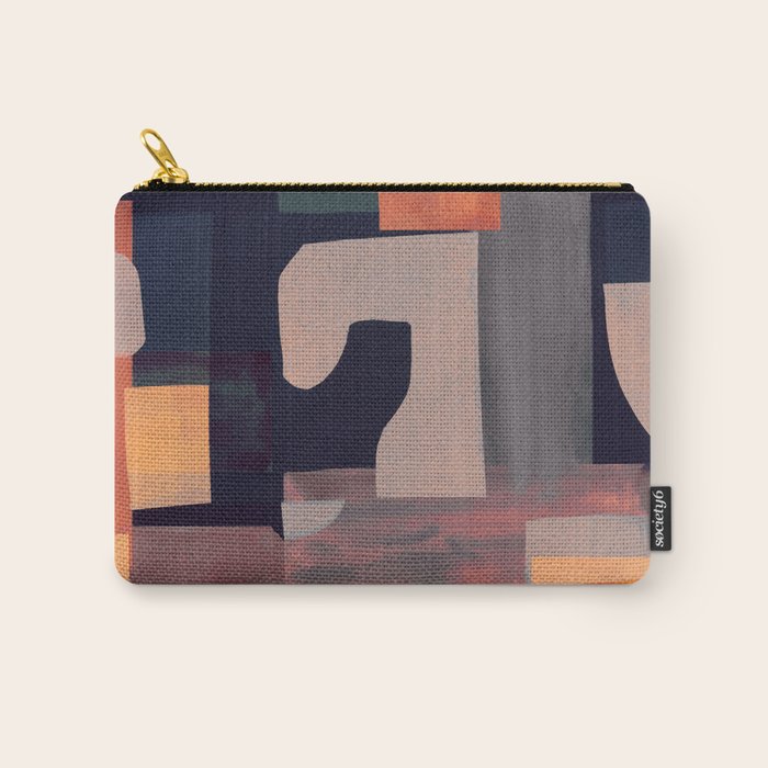 Geometric Collage 4 Carry All Pouch Gallery Image 1