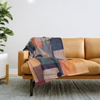 Geometric Collage 4 Throw Blanket Gallery Image 1
