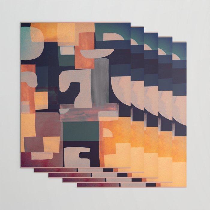 Geometric Collage 4 Wrapping Paper Gallery Image 3