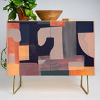 Geometric Collage 4 Credenza Gallery Image 1