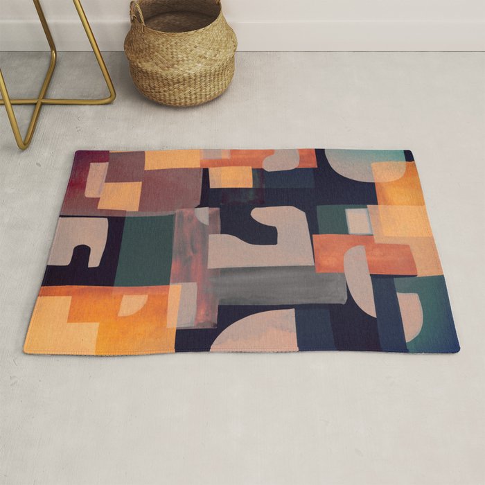 Geometric Collage 4 Rug Gallery Image 1