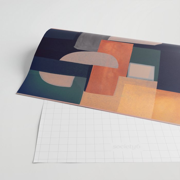 Geometric Collage 4 Wrapping Paper Gallery Image 2