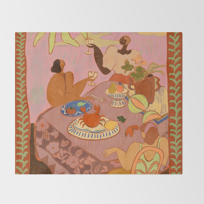 Great Feast Throw Blanket Gallery Image 2