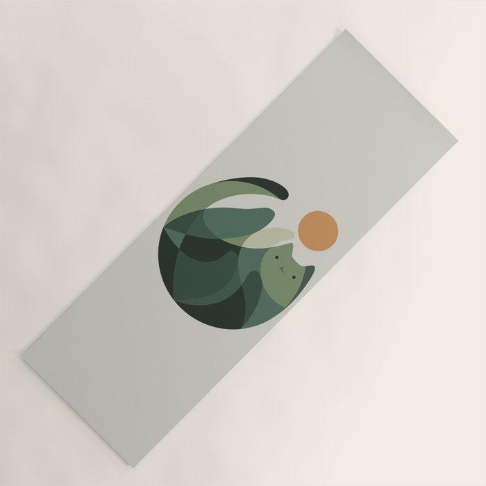 Cat Landscape 121 Yoga Mat Gallery Image 1