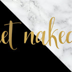 Get Naked, Bathroom Art, Meme, Black and White Marble Coffee Mug Gallery Image 2