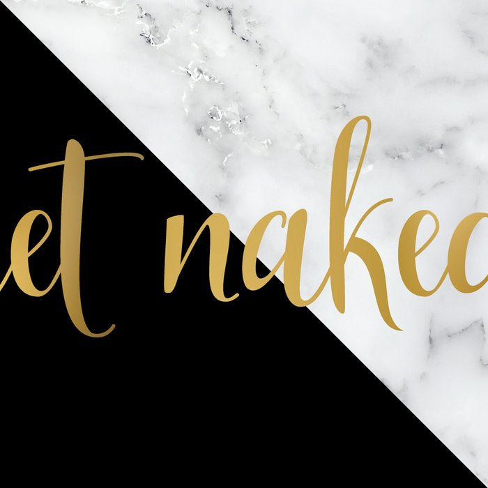 Get Naked, Bathroom Art, Meme, Black and White Marble Coffee Mug Gallery Image 2