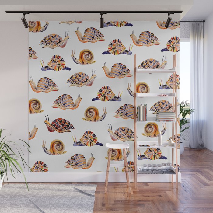 Snail Collection Wall Mural Gallery Image 1