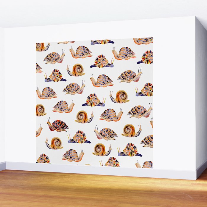 Snail Collection Wall Mural Gallery Image 2