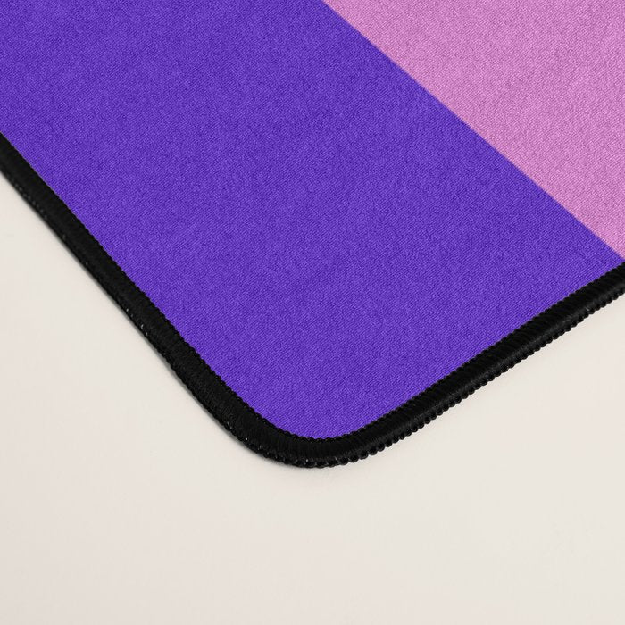 Vivid Stripes Pink and Blue Pattern Desk Mat Gallery Image 4