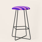 Vivid Stripes Pink and Blue Pattern Stool Gallery Image 1