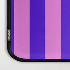 Vivid Stripes Pink and Blue Pattern Laptop Sleeve Gallery Image 3