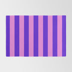 Vivid Stripes Pink and Blue Pattern Rug Gallery Image 2