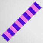 Vivid Stripes Pink and Blue Pattern Table Runner Gallery Image 3