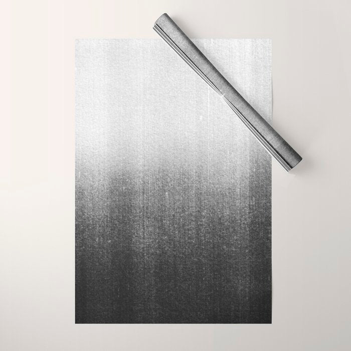 BLUR / abyss / black Wrapping Paper Gallery Image 1