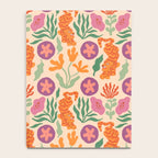 Whimsical and Fierce! // Tiger Pattern Notebook Gallery Image 4