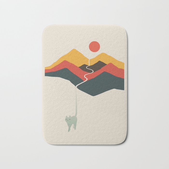Cat Landscape 149 Bath Mat Gallery Image 1