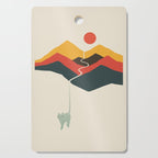 Cat Landscape 149 Cutting Board Gallery Image 1