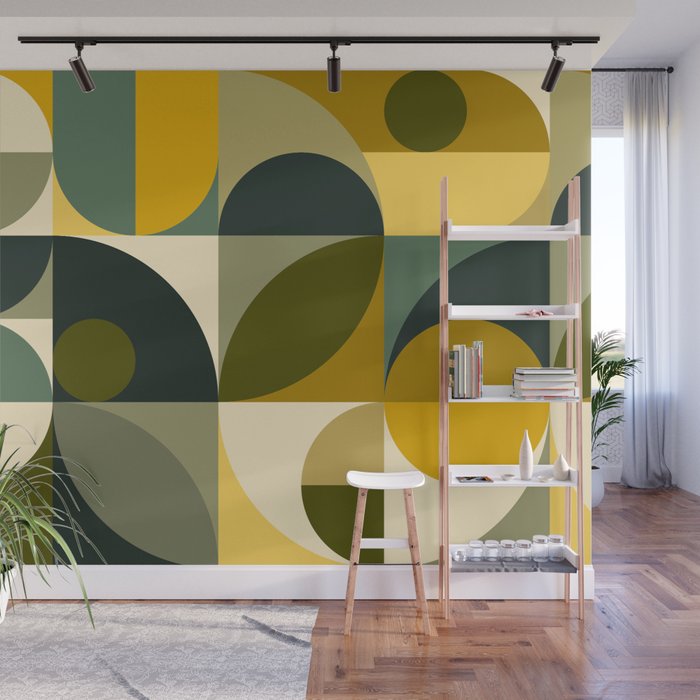 Mid Century 30A Wall Mural Gallery Image 1