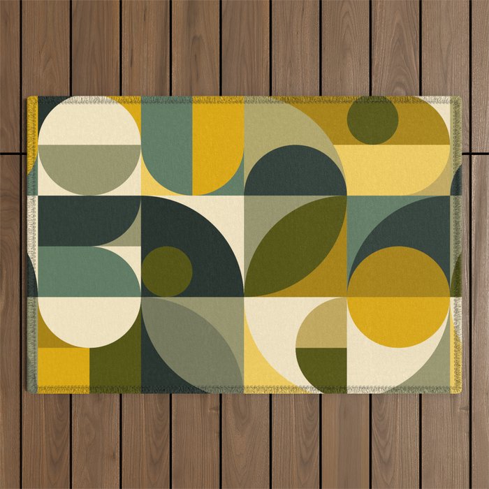Mid Century 30A Outdoor Rug Gallery Image 1