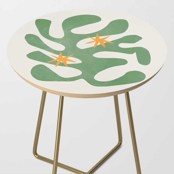 Fern Green Leaf: Matisse Series 01 | Mid-Century Edition Side Table Gallery Image 2