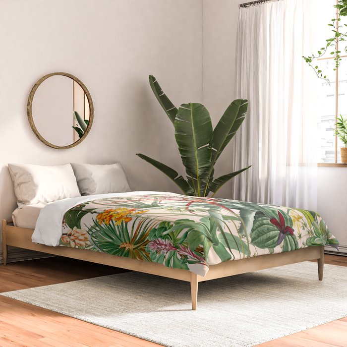 Tropical Flora II Comforter Gallery Image 2