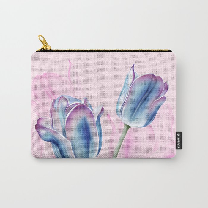 Spring Tulip Whispers Carry All Pouch Gallery Image 1