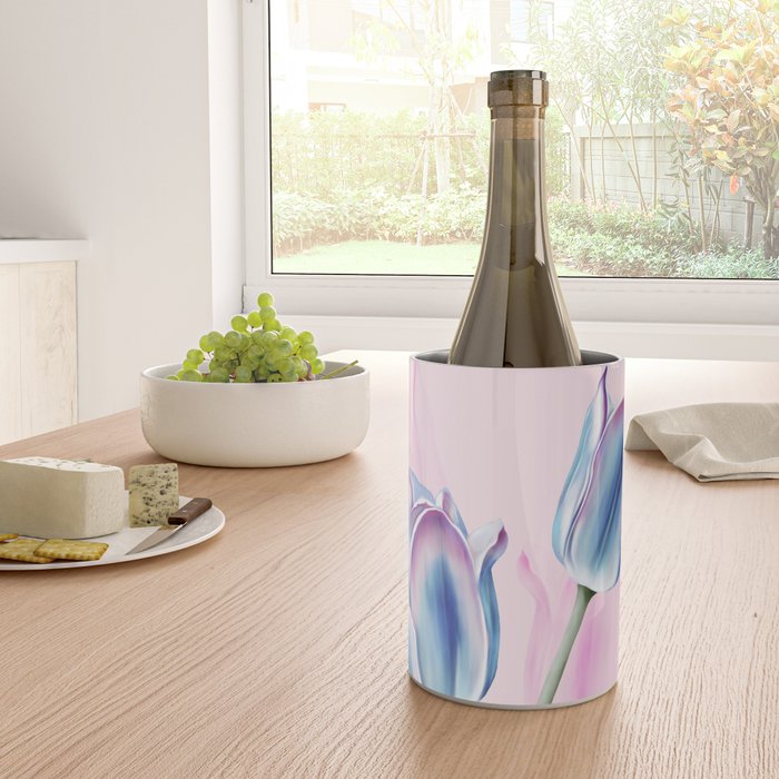 Spring Tulip Whispers Wine Chiller Gallery Image 4