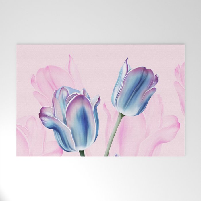 Spring Tulip Whispers Welcome Mat Gallery Image 1