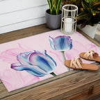 Spring Tulip Whispers Outdoor Rug Gallery Image 2