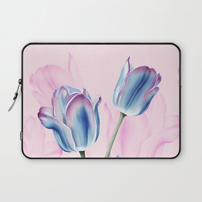 Spring Tulip Whispers Laptop Sleeve Gallery Image 1