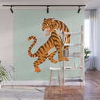 The Roar: Orange Tiger Edition Wall Mural Gallery Image 1