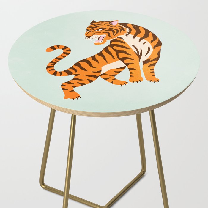 The Roar: Orange Tiger Edition Side Table Gallery Image 2