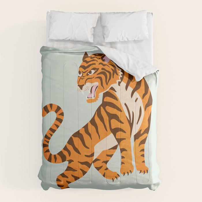 The Roar: Orange Tiger Edition Comforter Gallery Image 6