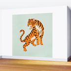 The Roar: Orange Tiger Edition Wall Mural Gallery Image 2