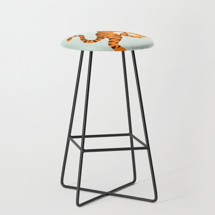 The Roar: Orange Tiger Edition Stool Gallery Image 1